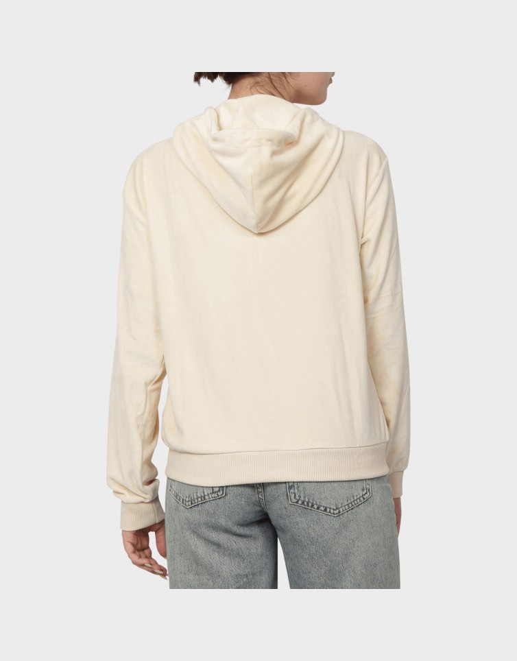 VELVET ZIP HOODIE