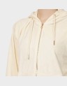 VELVET ZIP HOODIE