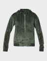 VELVET ZIP HOODIE