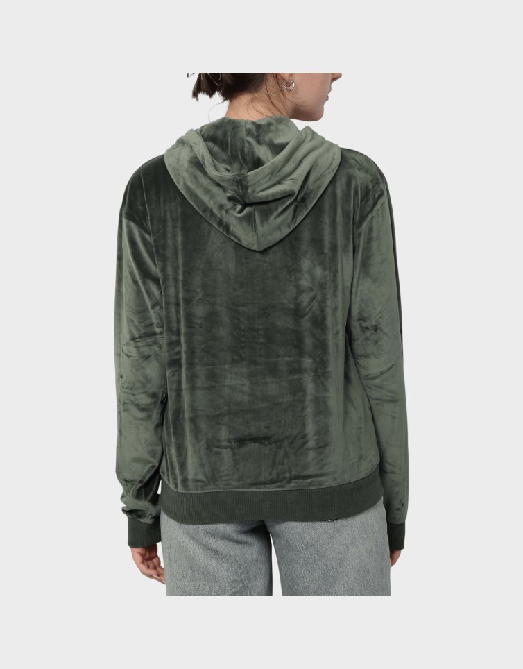 VELVET ZIP HOODIE