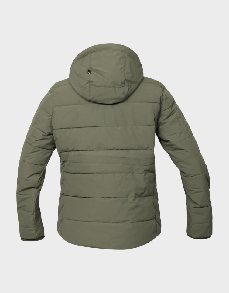 PUFFER JCKT WITH REMOVABLE HOOD