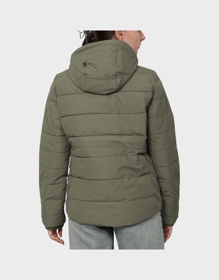PUFFER JCKT WITH REMOVABLE HOOD