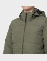 PUFFER JCKT WITH REMOVABLE HOOD