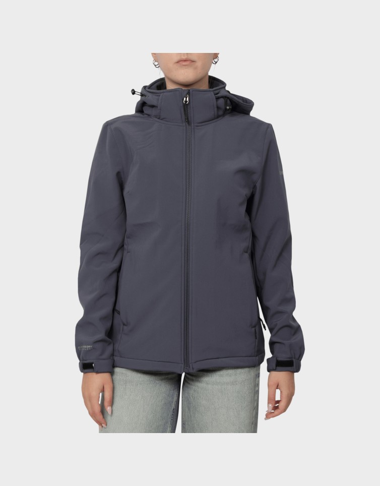 BONDED JCKT WITH REOVABLE HOOD