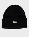 RIBBED LOGO BEANIE