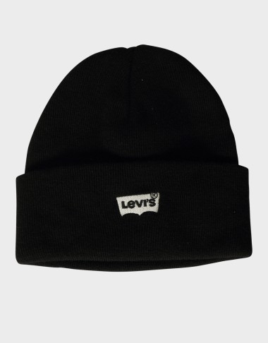 RIBBED LOGO BEANIE