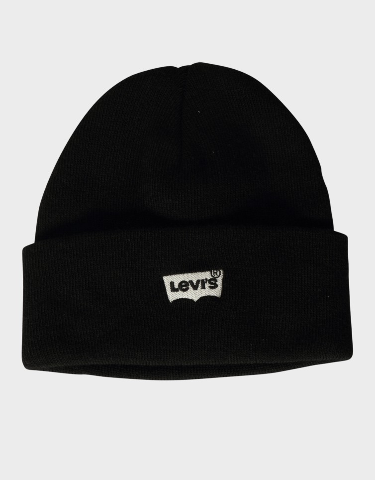 RIBBED LOGO BEANIE