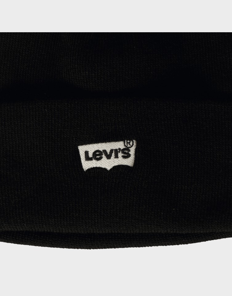 RIBBED LOGO BEANIE