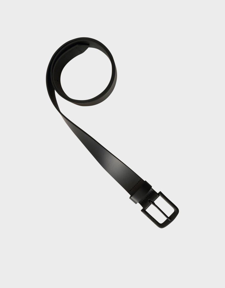LEATHER LOGO BELT