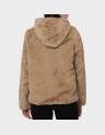 SONJA HOODIE SHORT FAUX FUR JACKET