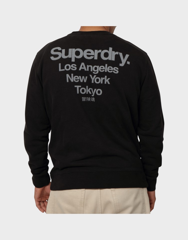 CORE LOGO FADE LOOSE HOODIE