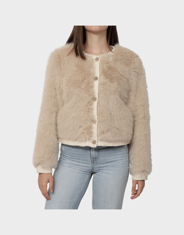 VADA FAUX FUR MIX JACKET