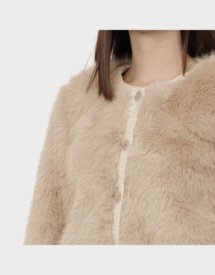 VADA FAUX FUR MIX JACKET