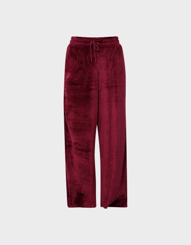 VELVET STRIP SWEATPANTS