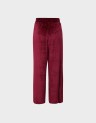 VELVET STRIP SWEATPANTS
