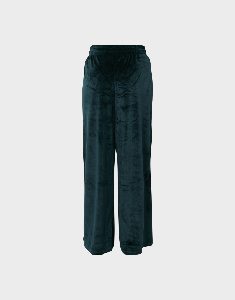 VELVET STRIP SWEATPANTS