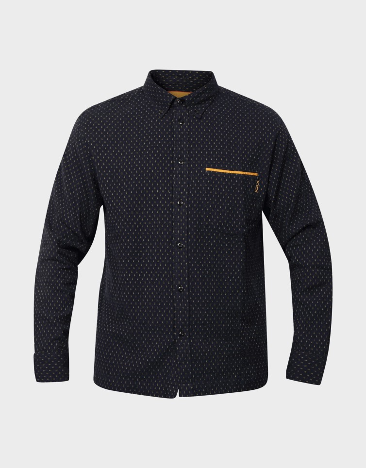 RELAXED FIT JACQUARD SHIRT