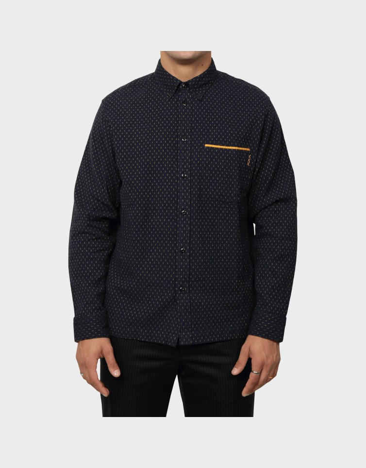 RELAXED FIT JACQUARD SHIRT
