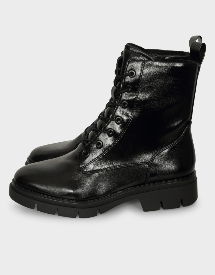 LACED VEGAN BOOTS