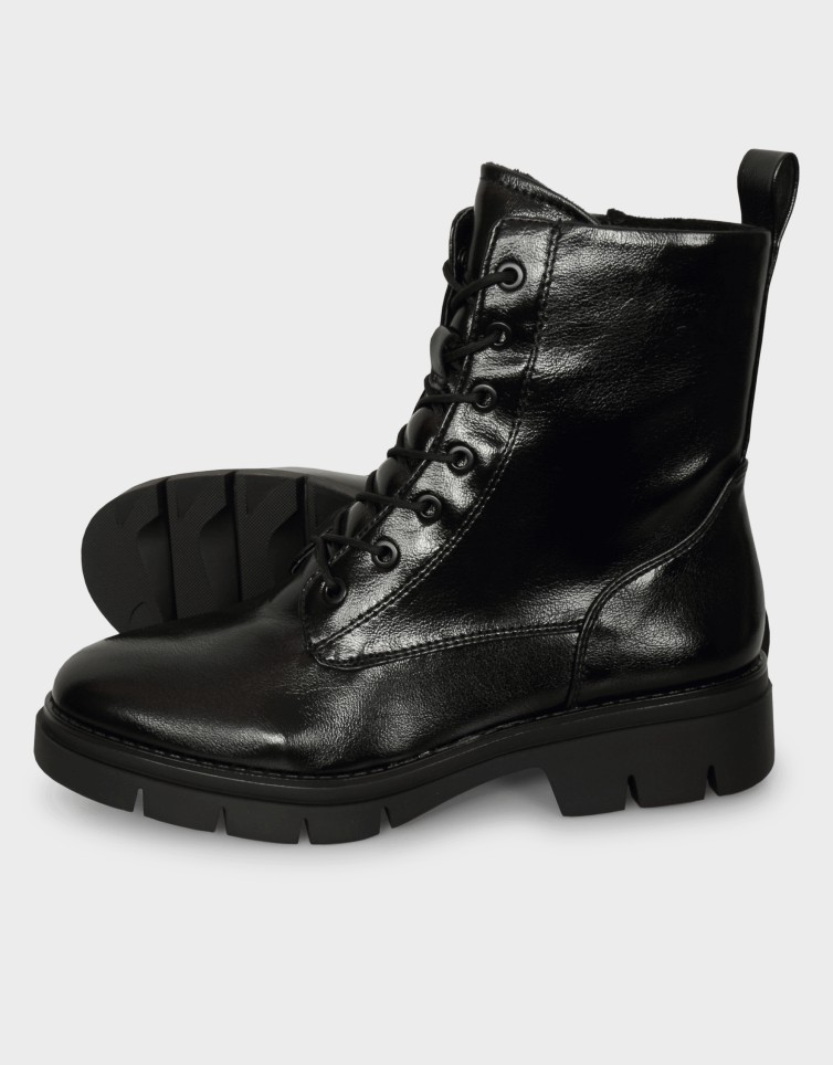 LACED VEGAN BOOTS