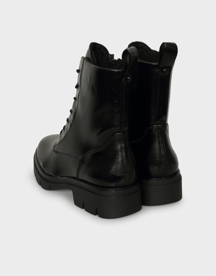 LACED VEGAN BOOTS