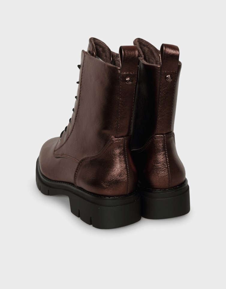 LACED VEGAN BOOTS