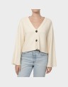 KATIA LS RIB SHORT V CARDIGAN