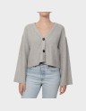 KATIA LS RIB SHORT V CARDIGAN