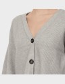 KATIA LS RIB SHORT V CARDIGAN