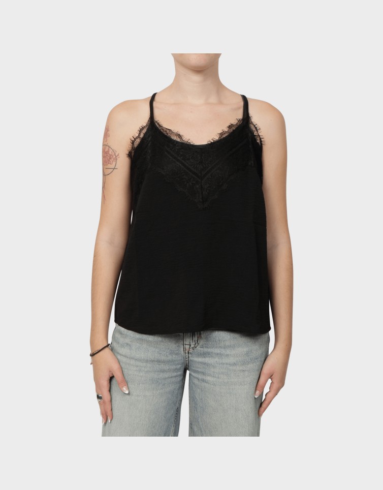 ALVA SINGLET LACE TOP WVN
