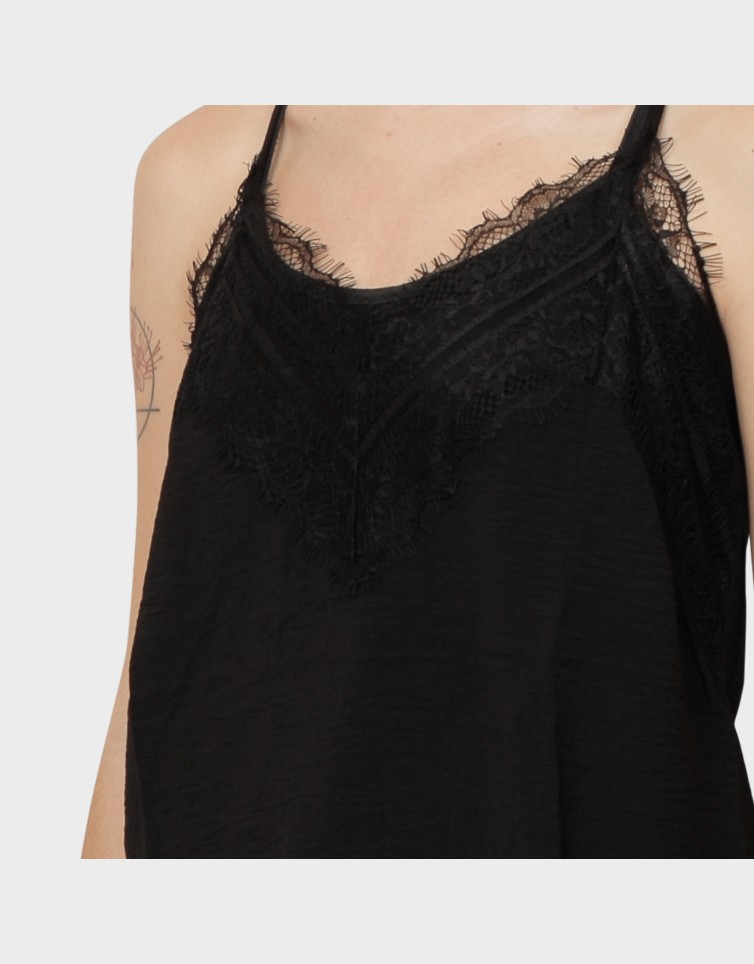 ALVA SINGLET LACE TOP WVN