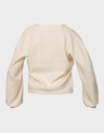 GOLD LS V-NECK BUTTON CARDIGAN