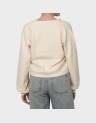 GOLD LS V-NECK BUTTON CARDIGAN