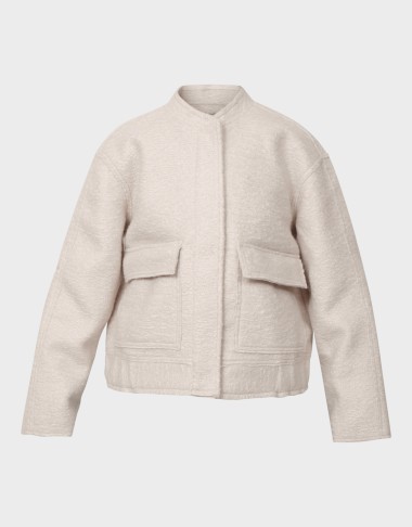 SANNE BOUCLE BOMBER