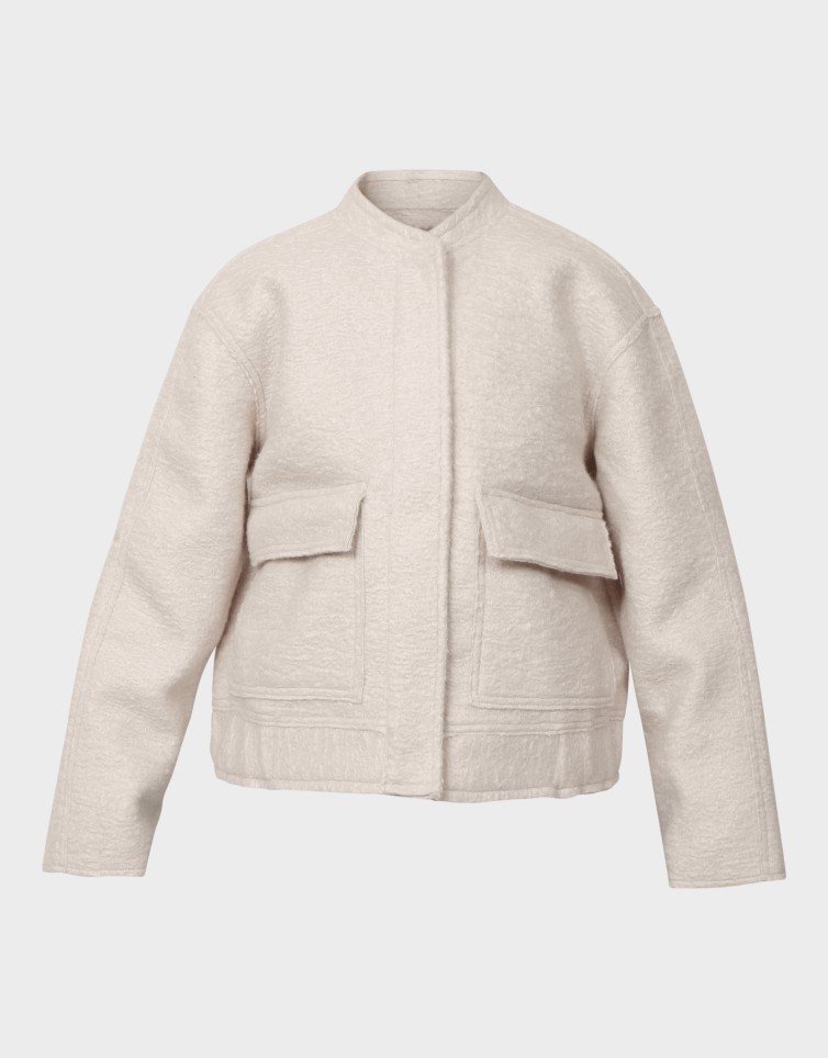 SANNE BOUCLE BOMBER