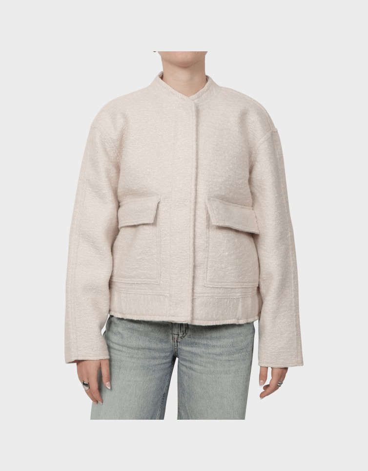 SANNE BOUCLE BOMBER