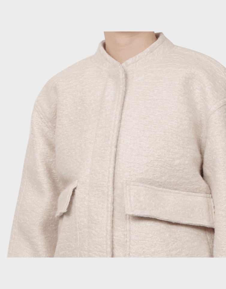 SANNE BOUCLE BOMBER