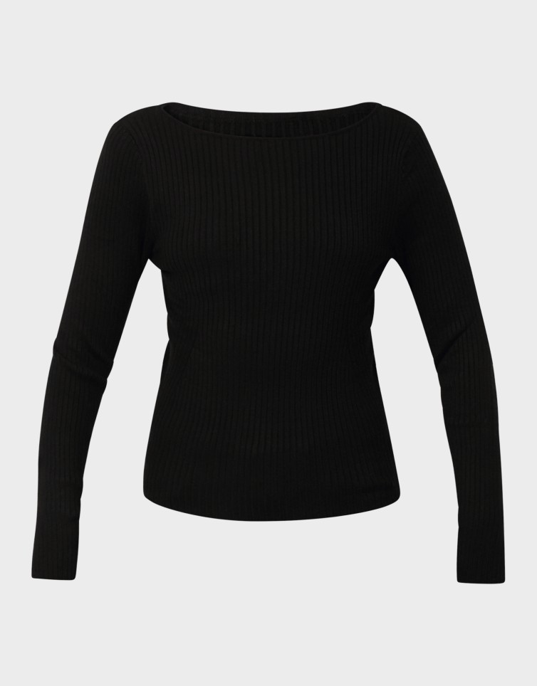 RIBBED BLOUSE