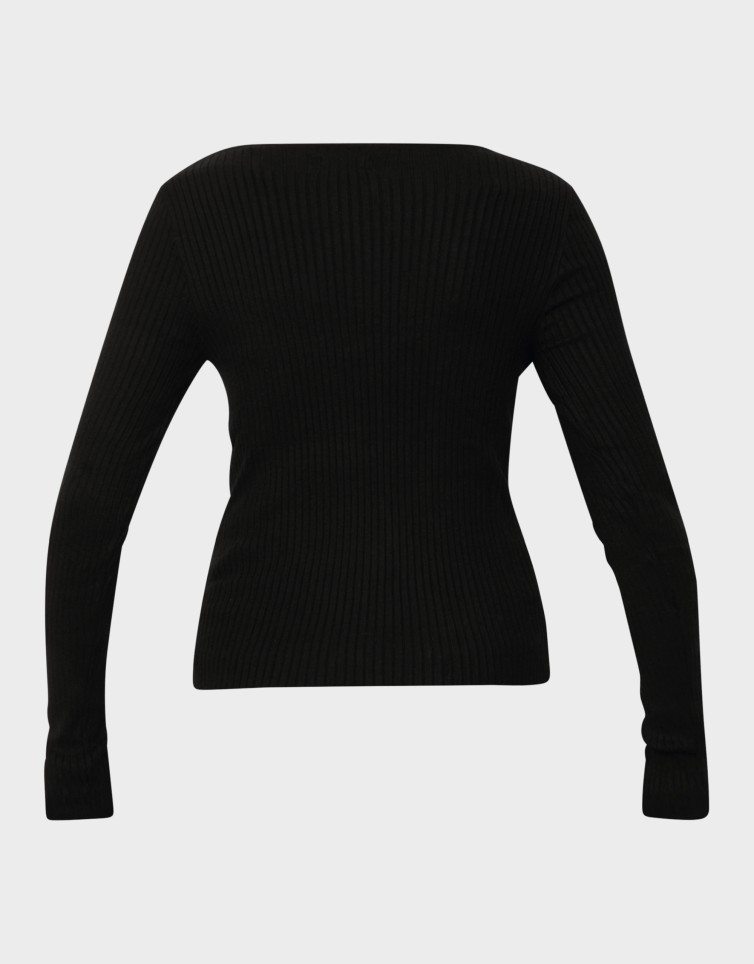 RIBBED BLOUSE