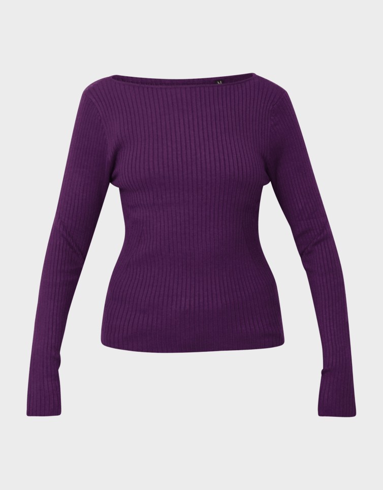 RIBBED BLOUSE