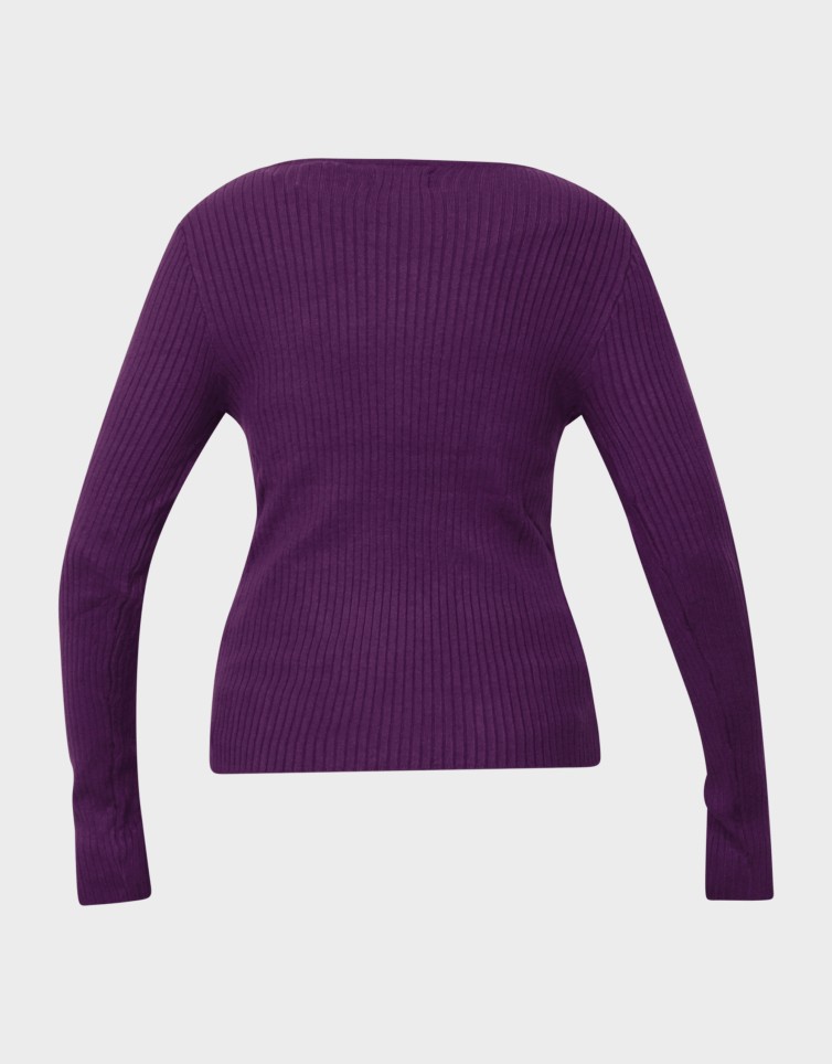 RIBBED BLOUSE