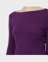 RIBBED BLOUSE