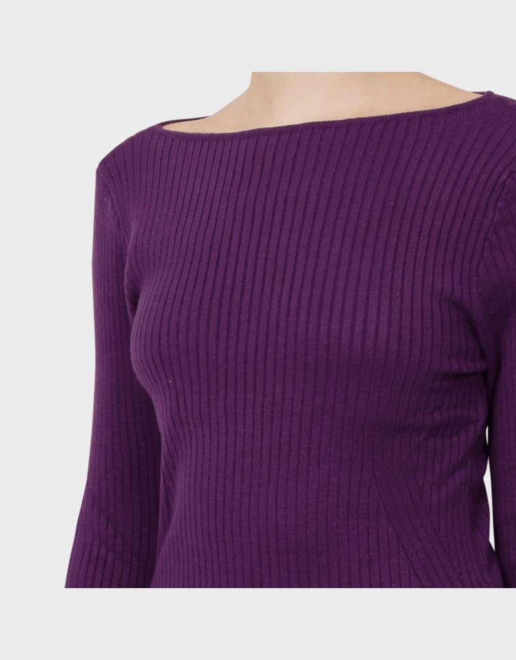 RIBBED BLOUSE