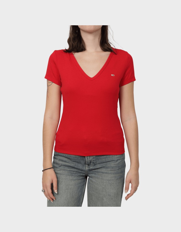 TJW SLIM ESSENTIAL RIB V SS