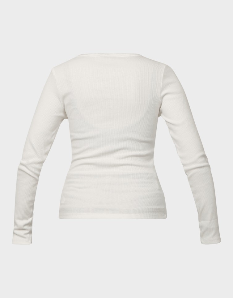 TJW SLIM ESSENTIAL RIB V LS
