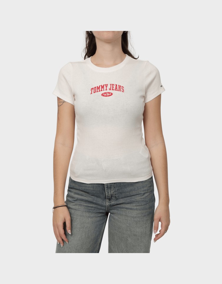 TJW SLIM VARSITY RIB TEE EXT