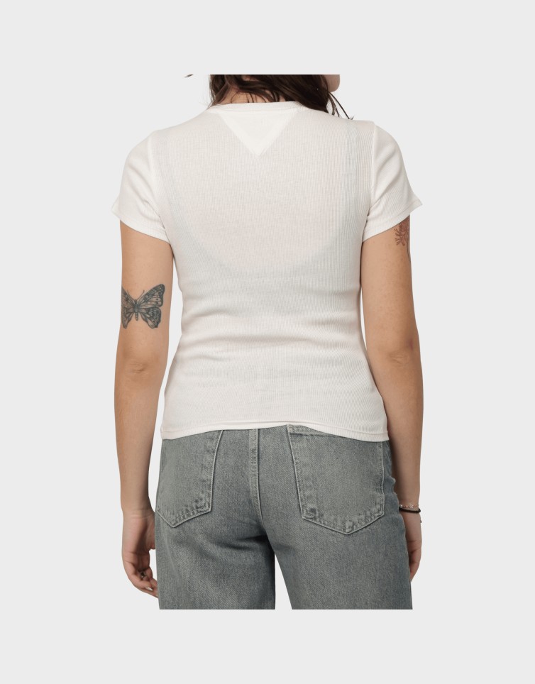 TJW SLIM VARSITY RIB TEE EXT