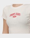 TJW SLIM VARSITY RIB TEE EXT