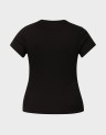 TJW SLIM VARSITY RIB TEE EXT