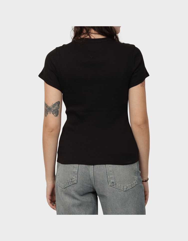 TJW SLIM VARSITY RIB TEE EXT